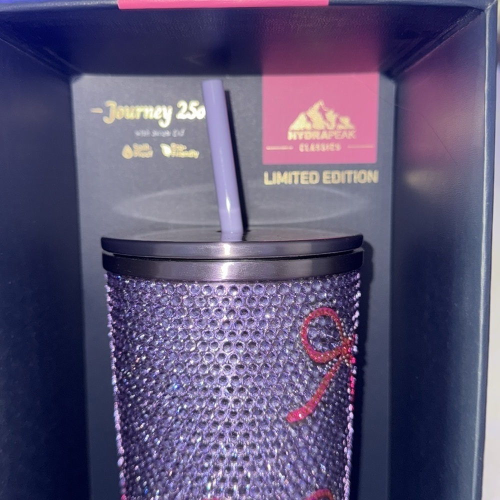 NEW Hydrapeak Limited Edition Bling bow Stainless Steel Insulated Tumbler25oz 🎀 - Picture 5 of 7